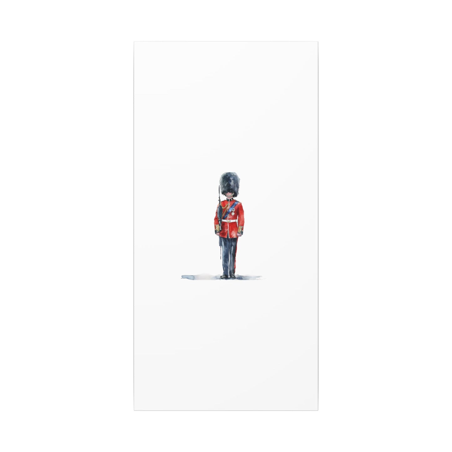 Royal Guard Canvas Art Print, British Soldier Wall Decor, Home Decoration, Gift for History Lovers, Art for Offices, Unique Wall Gallery