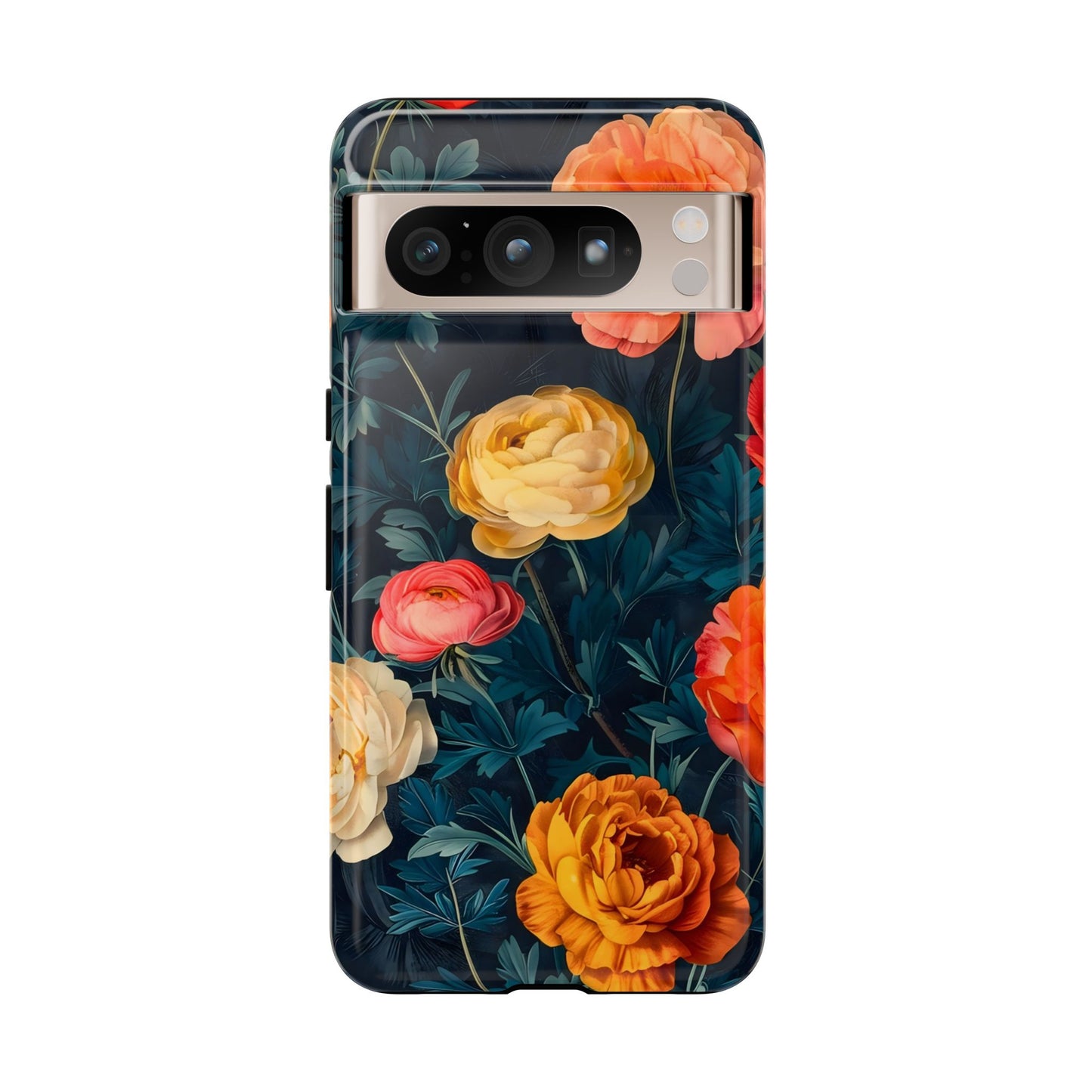 Floral Phone Case - Tough Cases, Stylish Protection, Gift for Flower Lovers, Customizable Cover, Floral Design Mobile Accessory