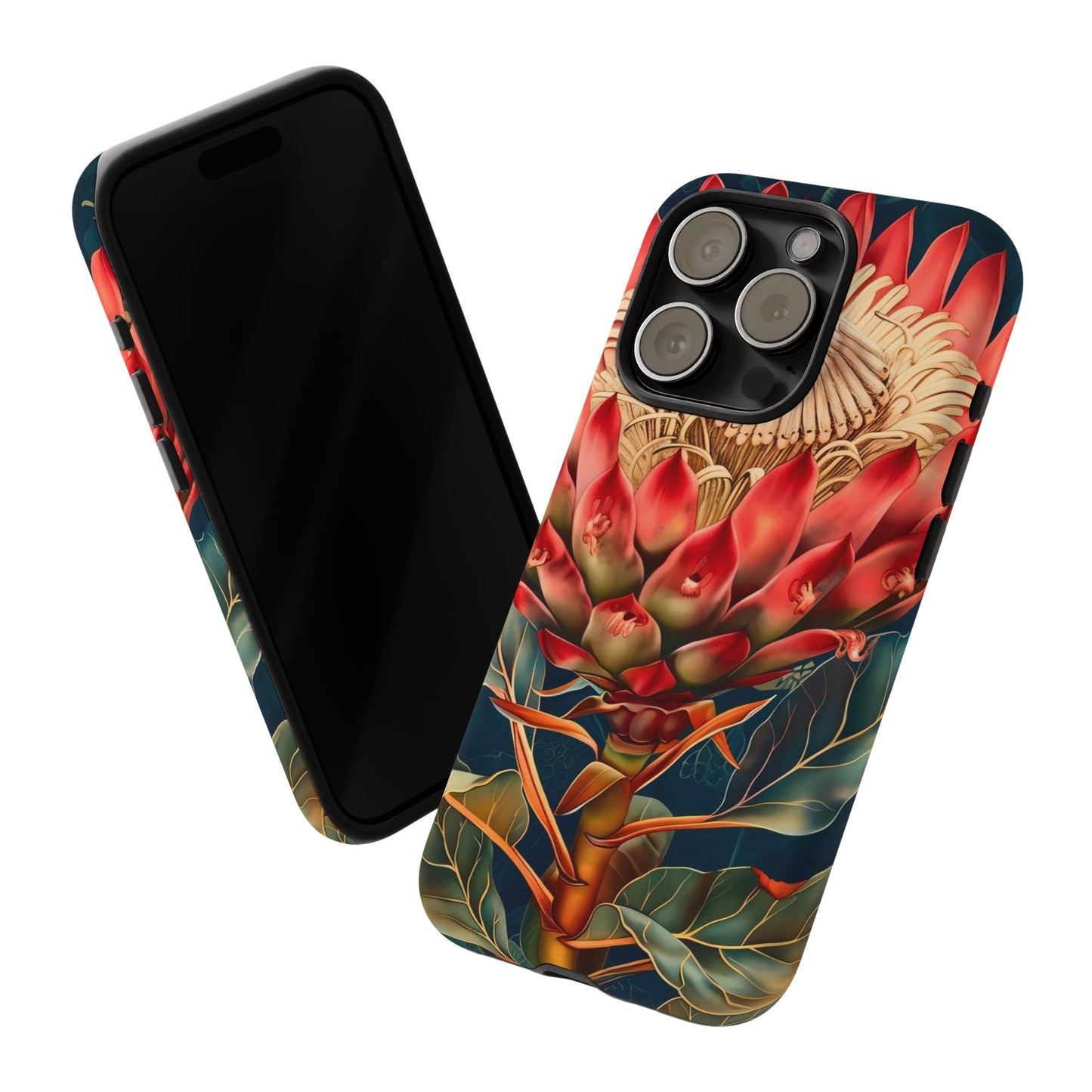 Tough Cases: Vibrant Floral Phone Case, Tough Phone Covers, Floral Art Cases, Nature Design Accessories, Gift for Nature Lovers
