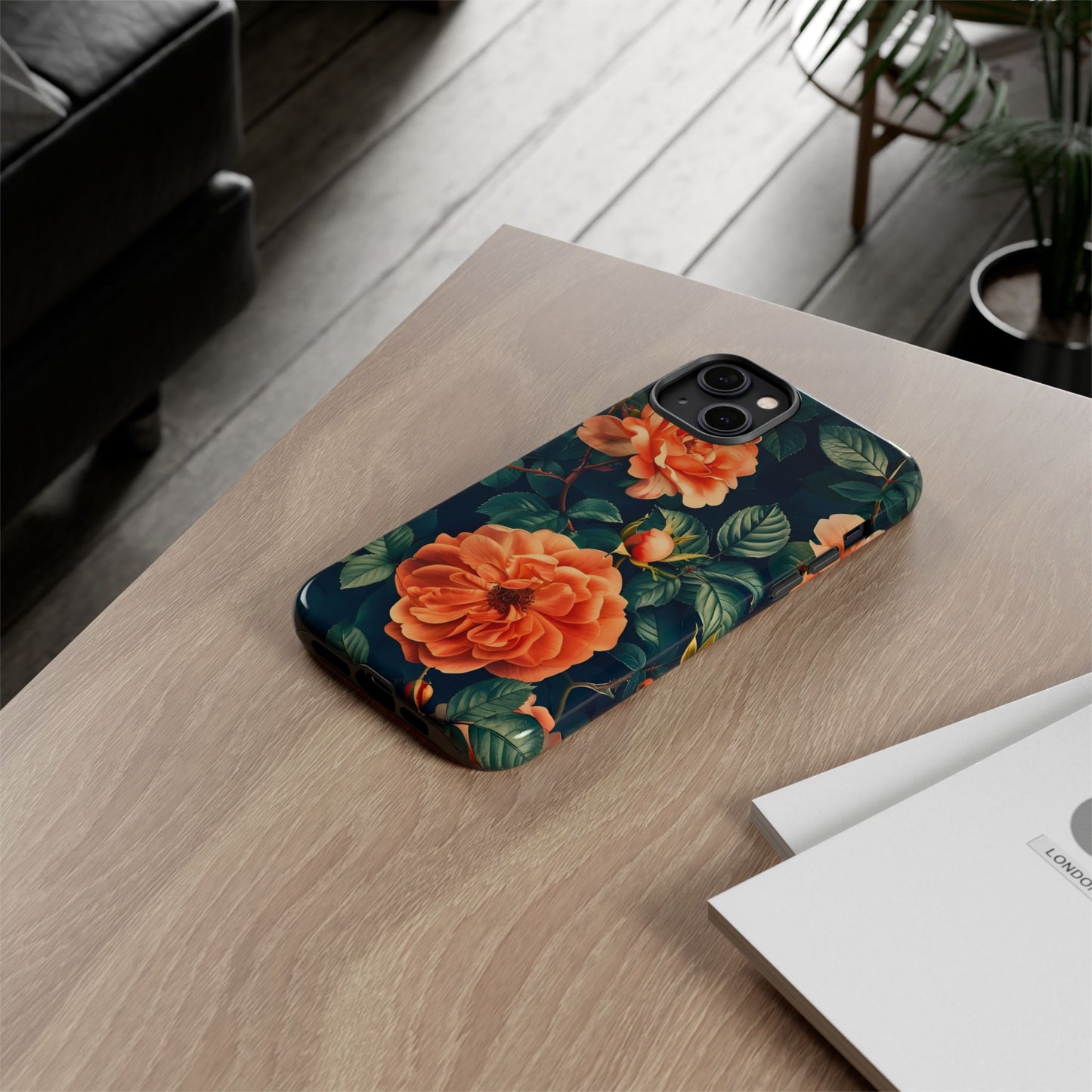 Floral Phone Case, Tough Cases for Nature Lovers, Botanical Design, Phone Protection, Gift for Her, Trending Floral Accessories