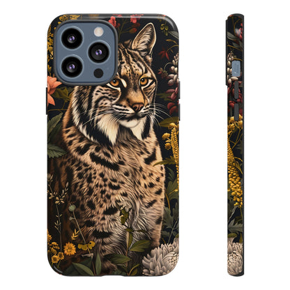 Wildlife Phone Case with Lynx Design, Tough Cases, Animal Lovers Gift, Nature Inspired Accessories, Unique Tech Protection