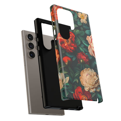 Floral Phone Case - Tough Cases, Vibrant Protection, Gift for Her, Cute Floral Design, Trendy Accessory, Perfect for Spring