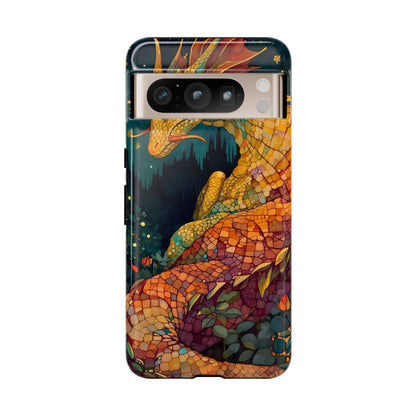 Dragon Art Phone Case, Tough Phone Cover, Fantasy Gift, Unique Mobile Accessory, Dragon Lover Gift, Stylish Protection
