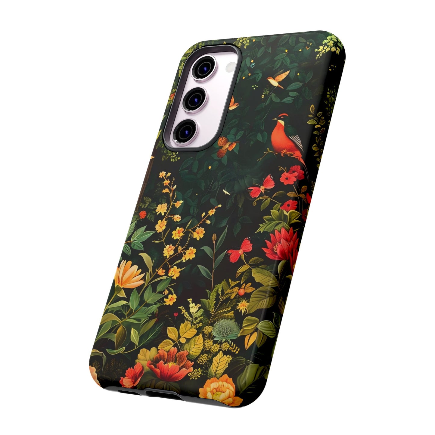 Floral Tough Phone Case, Nature-Inspired Design, Ideal for Garden Lovers, Gift for Birthdays, Christmas, Eco-Friendly Accessory