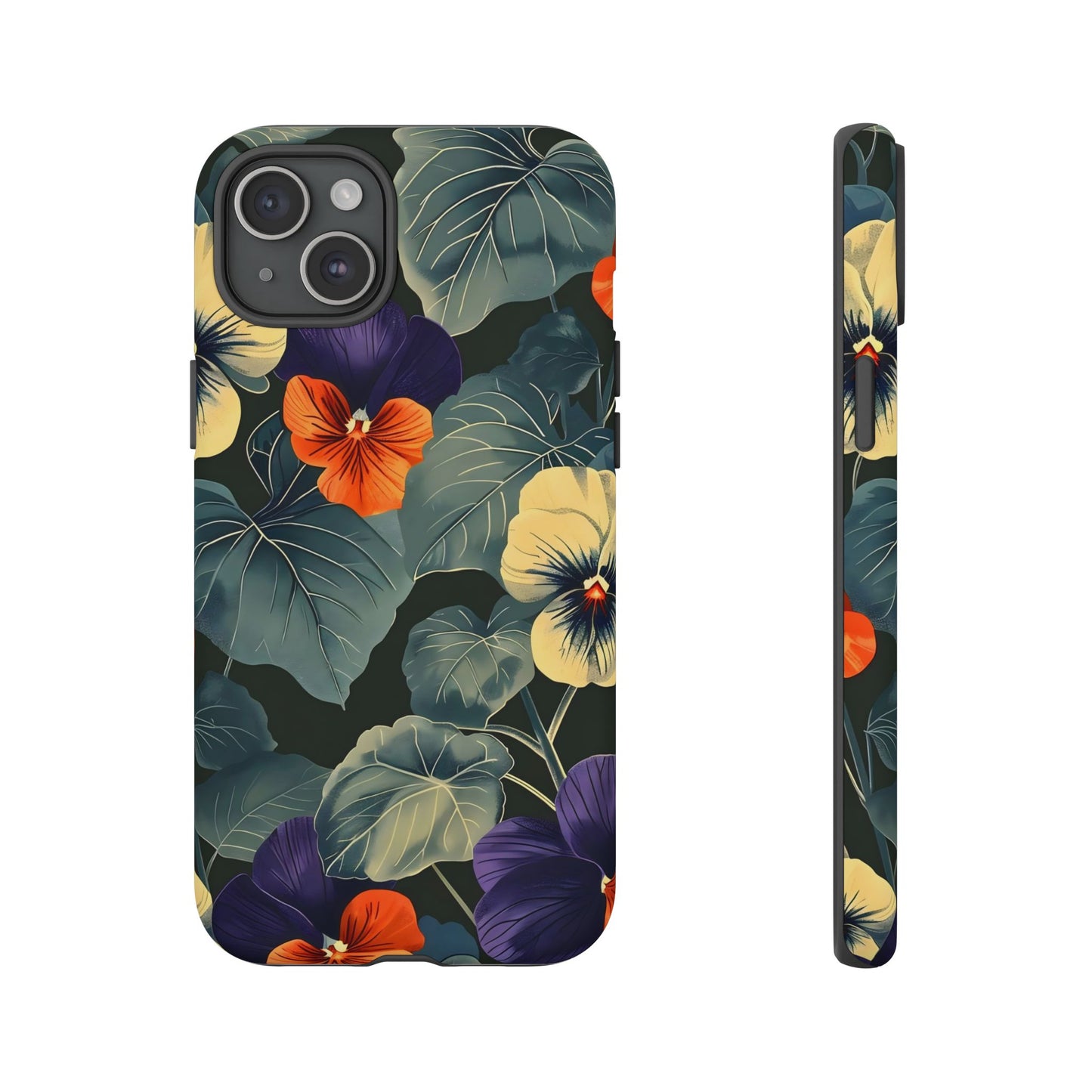 Tough Cases Floral iPhone Case, Tough Phone Cover, Stylish Floral Design, Gift for Her, Summer Vibe, Durable Protective Case