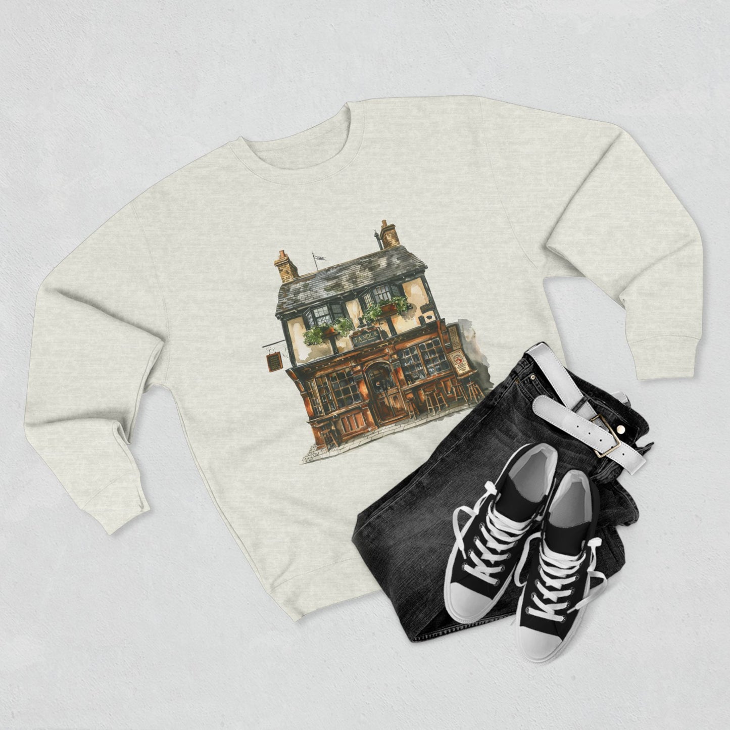 Unisex Crewneck Sweatshirt - British Traditional House