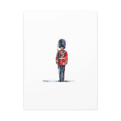Royal Guard Canvas Art Print, British Soldier Wall Decor, Home Decoration, Gift for History Lovers, Art for Offices, Unique Wall Gallery
