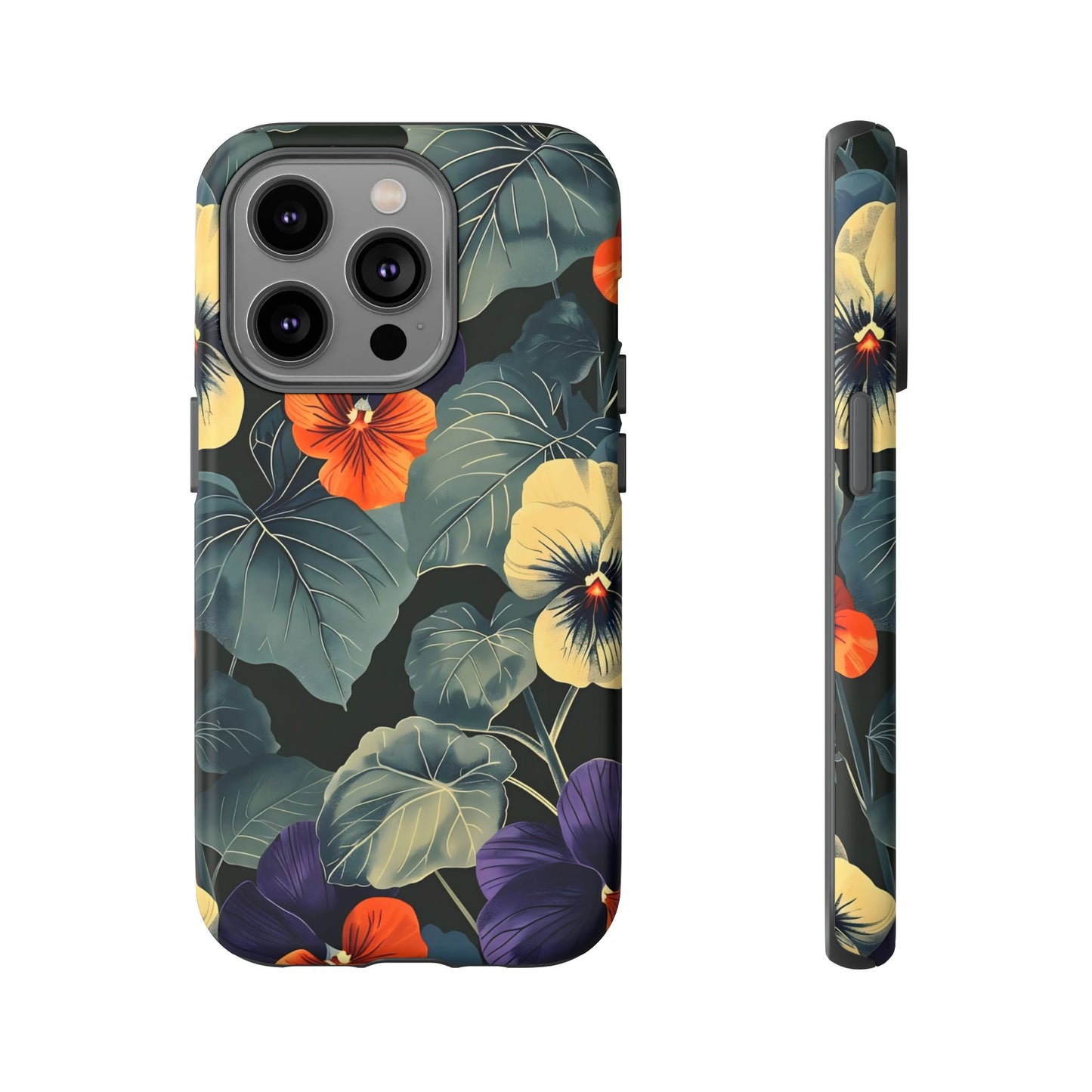 Tough Cases Floral iPhone Case, Tough Phone Cover, Stylish Floral Design, Gift for Her, Summer Vibe, Durable Protective Case