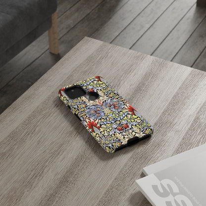 Stylish Phone Case - Floral Design, Tough Cases, Gift for Her, Phone Accessories, Trendy Tech, Unique Cell Phone Cover