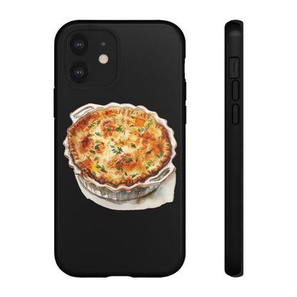 Quiche Phone Case - Funky Kitchen Decor, Foodie Gift, Chef Accessories, Culinary Art, Quirky Phone Cover