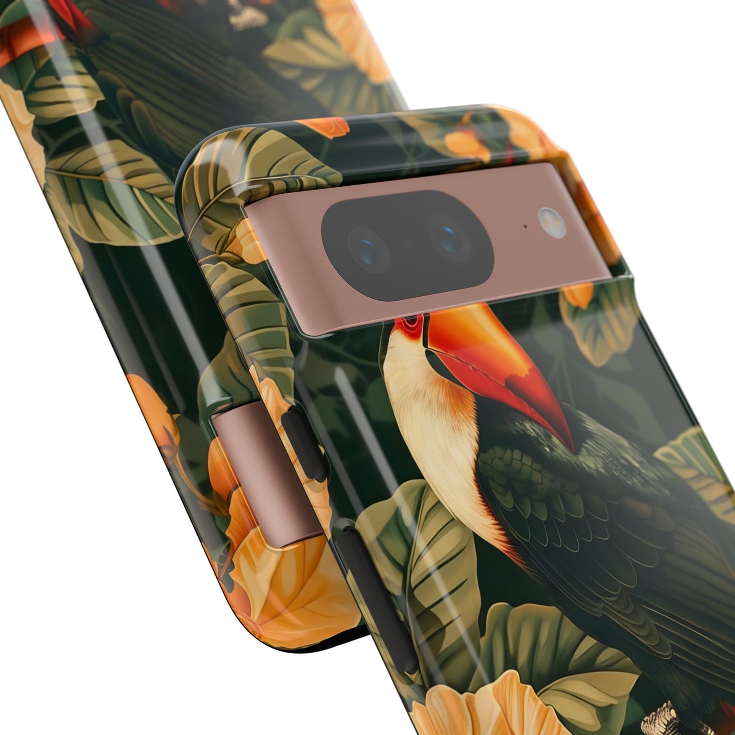 Tropical Toucan Phone Case, Exotic Bird Cover, Nature Lover Gift, Eco-Friendly Design, Customizable Tech Accessory