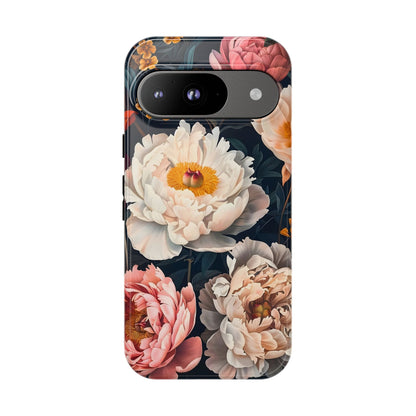 Floral Phone Case, Tough Phone Cover, Flower Design, Unique Gift for Her, Trendy Accessory, Spring Decor