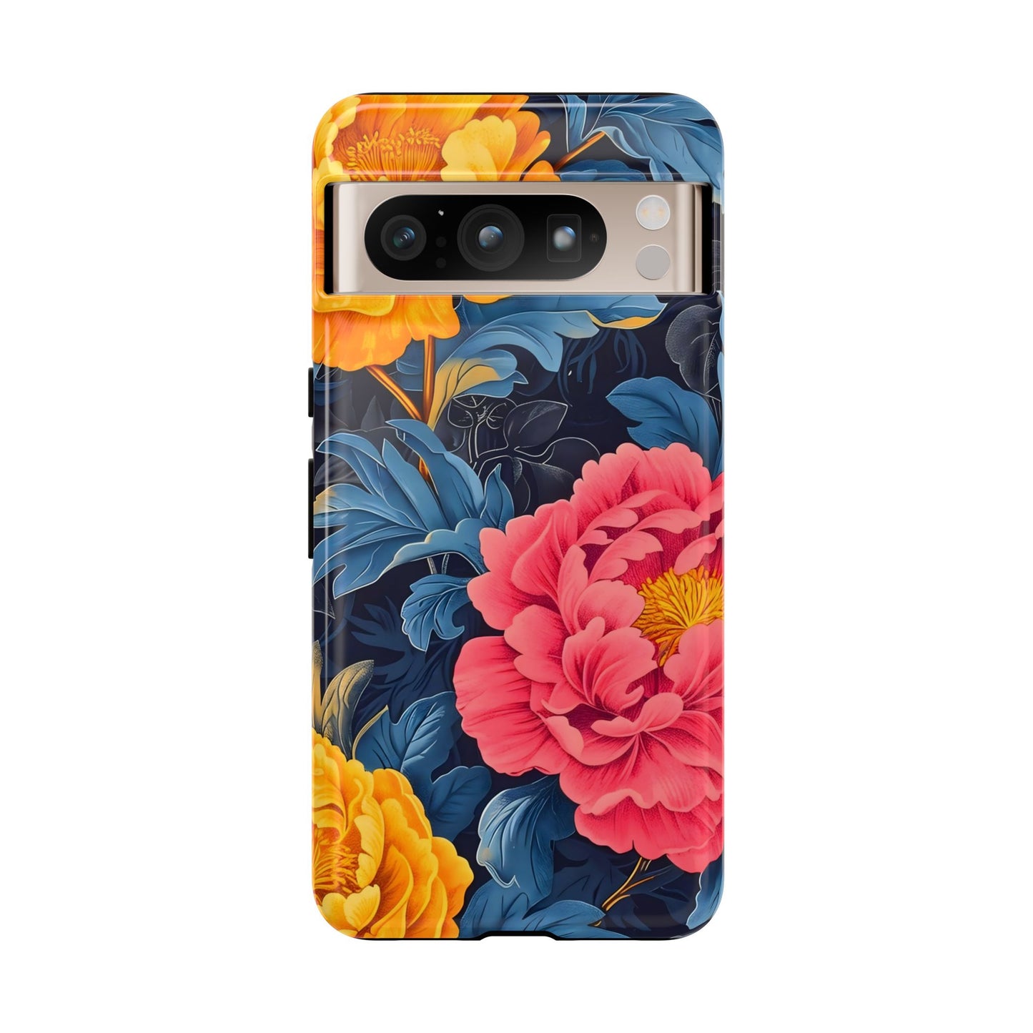 Floral Phone Case, Tough Cases, Stylish Mobile Cover, Gifts for Her, Phone Accessories, Unique Flower Design