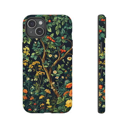 Floral Phone Case - Tough Cases, Colorful Nature Design, Gift for Flower Lovers, Phone Accessory, Unique Cell Phone Cover