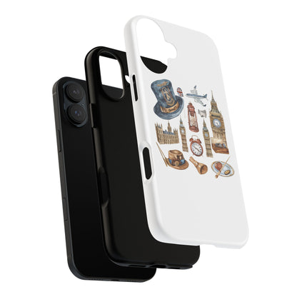 London-Themed Phone Case, Durable iPhone Cover, Gift for Travelers, Unique Cell Phone Accessories, Stylish Gadget Protection