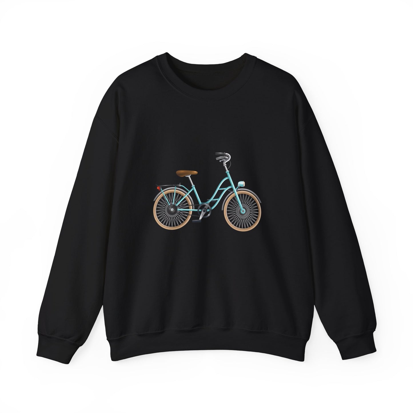 Unisex Heavy Blend™ Crewneck Sweatshirt Adorable - London's Style Classic Bicycle