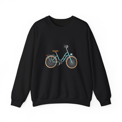 Unisex Heavy Blend™ Crewneck Sweatshirt Adorable - London's Style Classic Bicycle