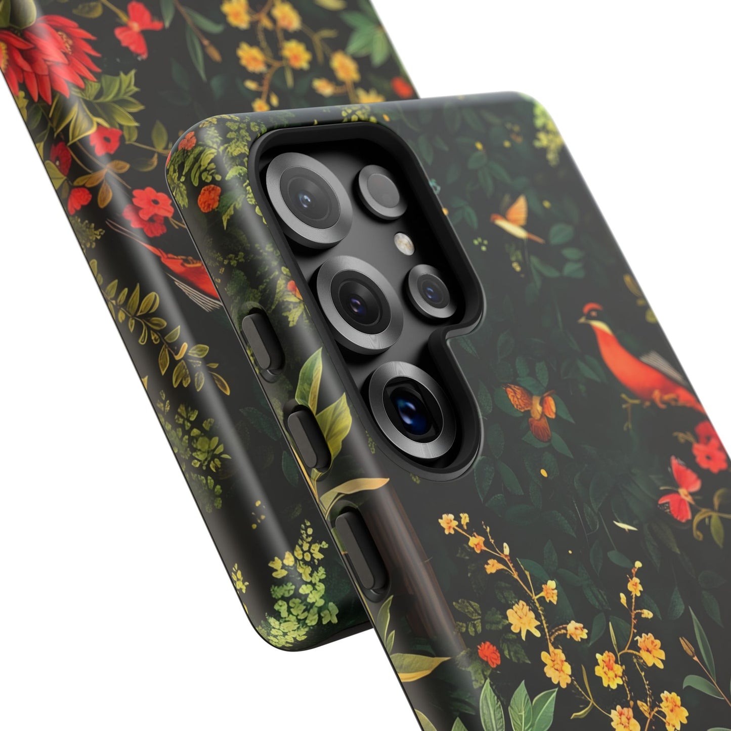 Floral Tough Phone Case, Nature-Inspired Design, Ideal for Garden Lovers, Gift for Birthdays, Christmas, Eco-Friendly Accessory