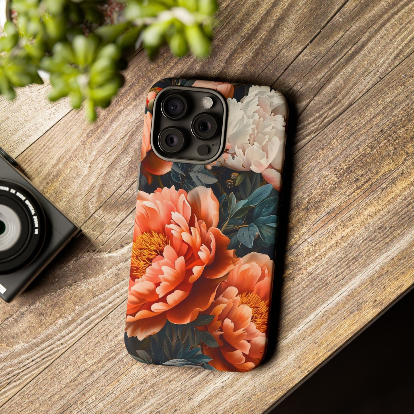Floral Phone Case - Tough Cases, Durable Cover, Flower Design, Unique Gift, Phone Accessories