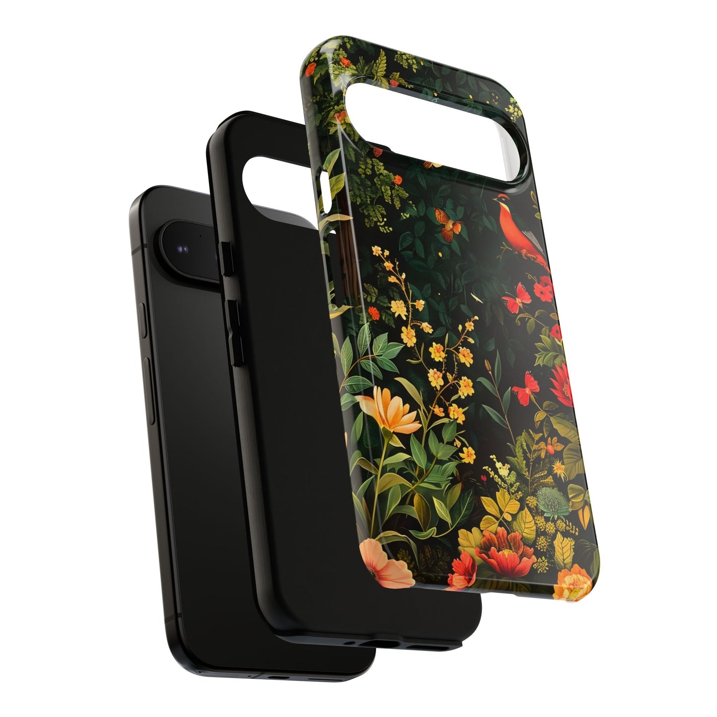 Floral Tough Phone Case, Nature-Inspired Design, Ideal for Garden Lovers, Gift for Birthdays, Christmas, Eco-Friendly Accessory