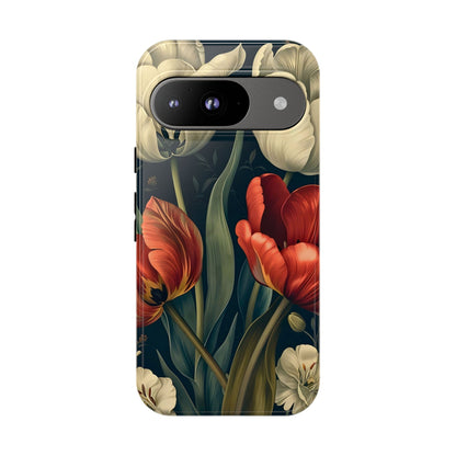 White Flower Tough Cases