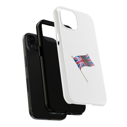 Union Jack Tough Phone Cases, Durable Phone Covers, British Flag Cases, UK Pride Accessories, Gift for Travelers