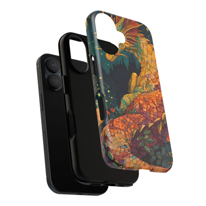 Dragon Art Phone Case, Tough Phone Cover, Fantasy Gift, Unique Mobile Accessory, Dragon Lover Gift, Stylish Protection