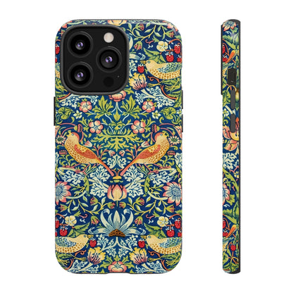 Floral Phone Case | Tough Cases, Stylish Protection, Unique Gift, Eco-Friendly, Floral Pattern, Bird Design