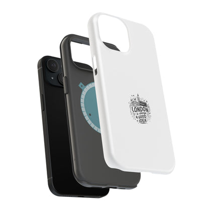 London Good Idea Magnetic Phone Case, Travel Accessories, Unique Gift, Phone Cover, London Souvenir, Custom Case