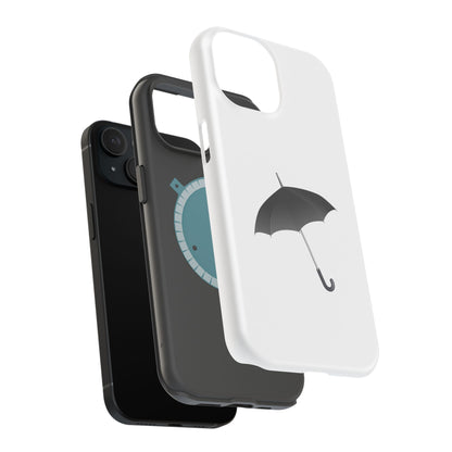 Stylish Magnetic Tough Cases with Umbrella Design, Custom Phone Cases, Durable Cell Phone Covers, Unique Gift Ideas, Rainy Day Accessories