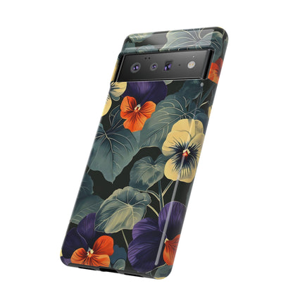 Tough Cases Floral iPhone Case, Tough Phone Cover, Stylish Floral Design, Gift for Her, Summer Vibe, Durable Protective Case