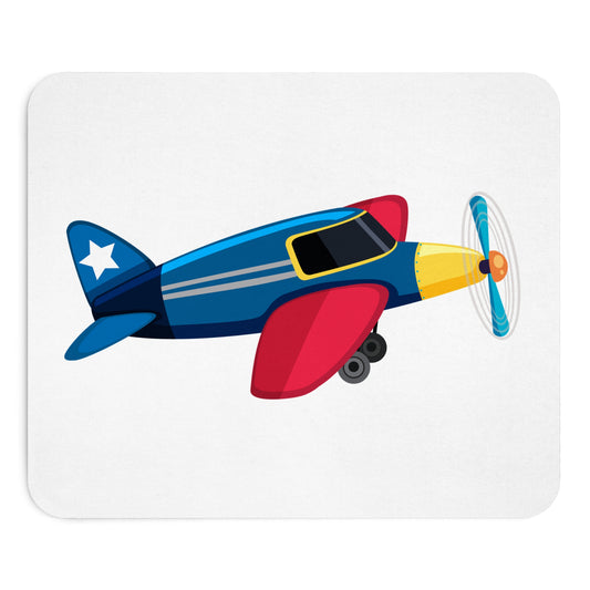 Aviator Airplane Mouse Pad, Kids Room Decor, Office Accessory, Gift for Aviation Lovers, Aviation Decor, Pilot Gift