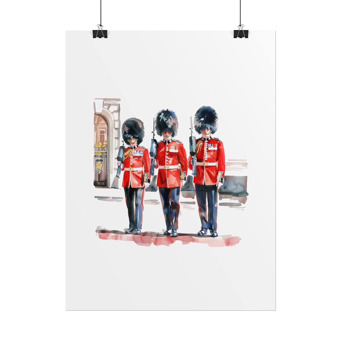 London Guard Roll-Up Posters, British Soldier Art Prints, Home Decor, Travel Gifts, Wall Art for Various Occasions
