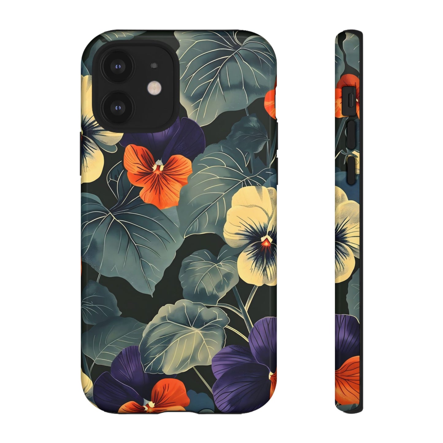 Tough Cases Floral iPhone Case, Tough Phone Cover, Stylish Floral Design, Gift for Her, Summer Vibe, Durable Protective Case