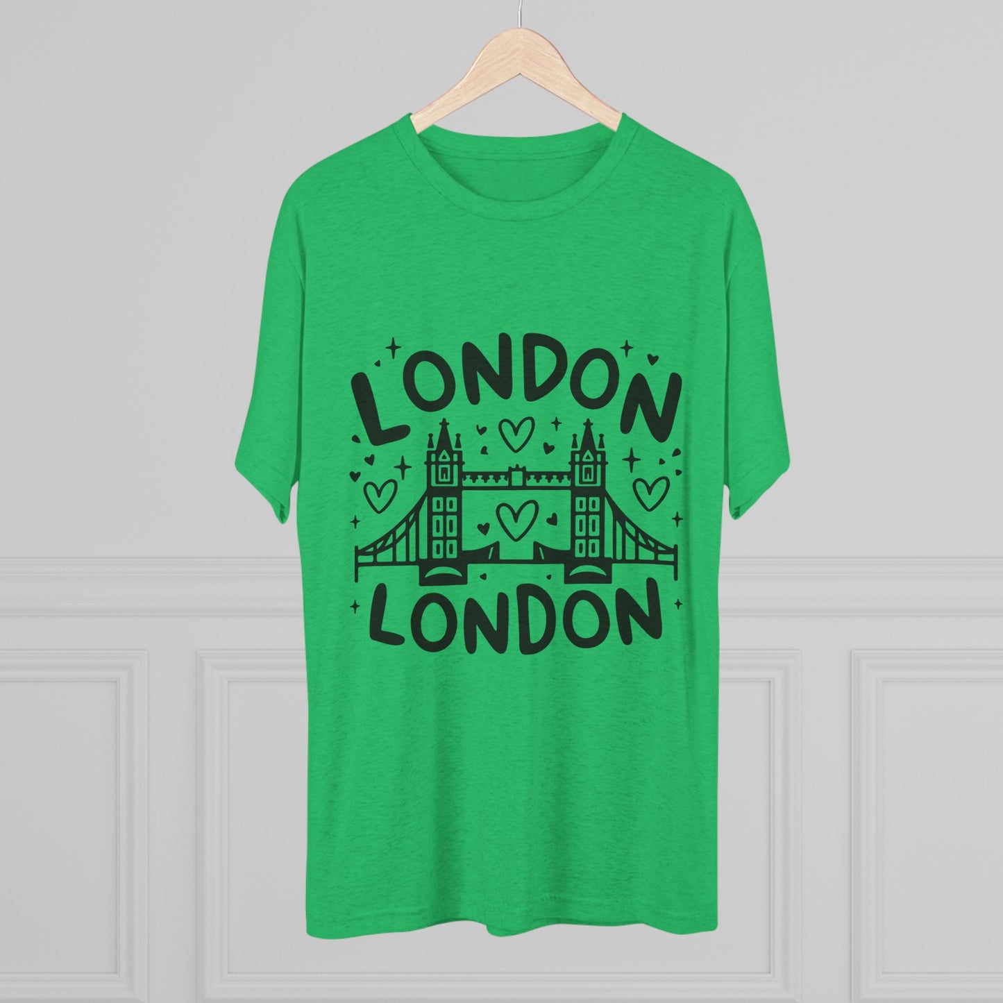 London Vibes Stylish Unisex Tri-Blend Crew Tee