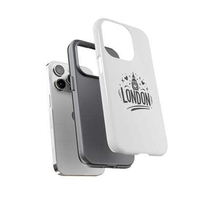 Stylish Phone Case for London Lovers, London Gift, Travel Accessory, Unique Smartphone Case, Cityscape Phone Cover