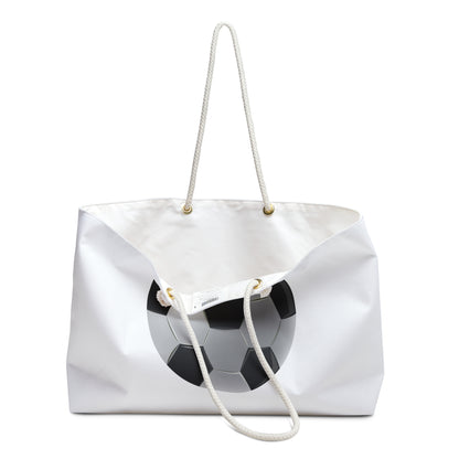Soccer Weekender Bag - Perfect for Game Day, Travel, Sports Enthusiasts, Beach Trips, Gift for Athletes, Soccer Lovers