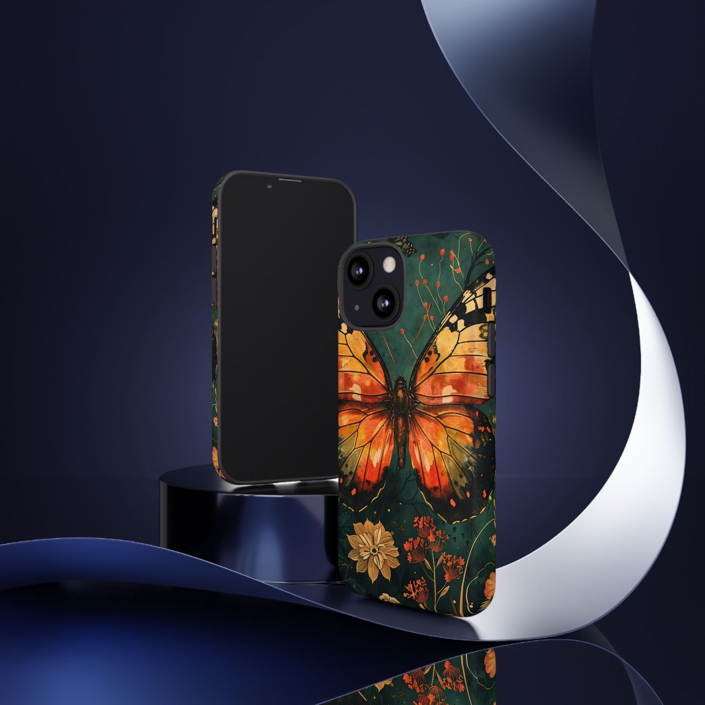 Butterfly Phone Case – Tough Cases for Nature Lovers, Floral Design, Butterfly Art, Unique Gift, Eco-Friendly Protection