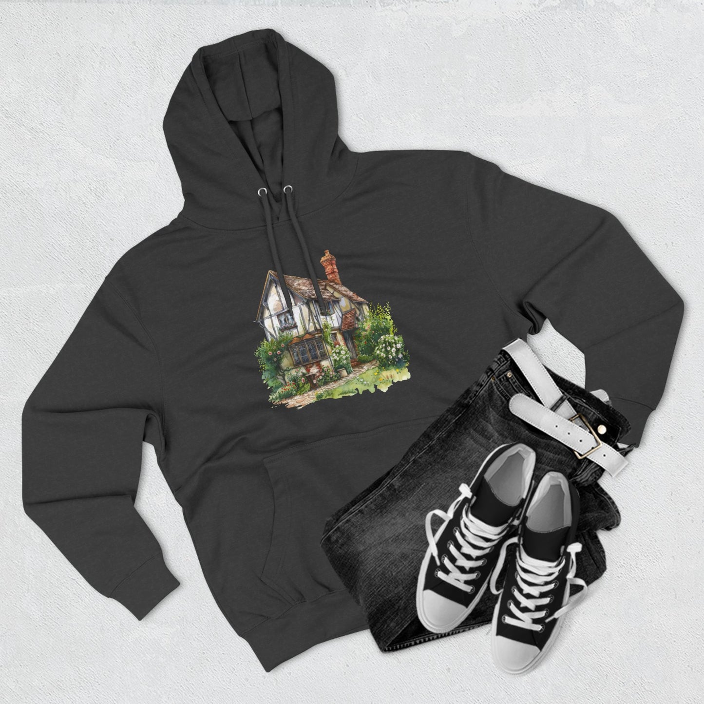 Three-Panel Fleece Hoodie - Timeless Living - The British Village House Experience