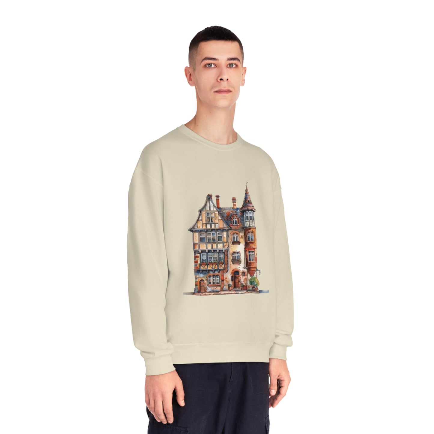 Unisex NuBlend® Crewneck Sweatshirt - Charming British House