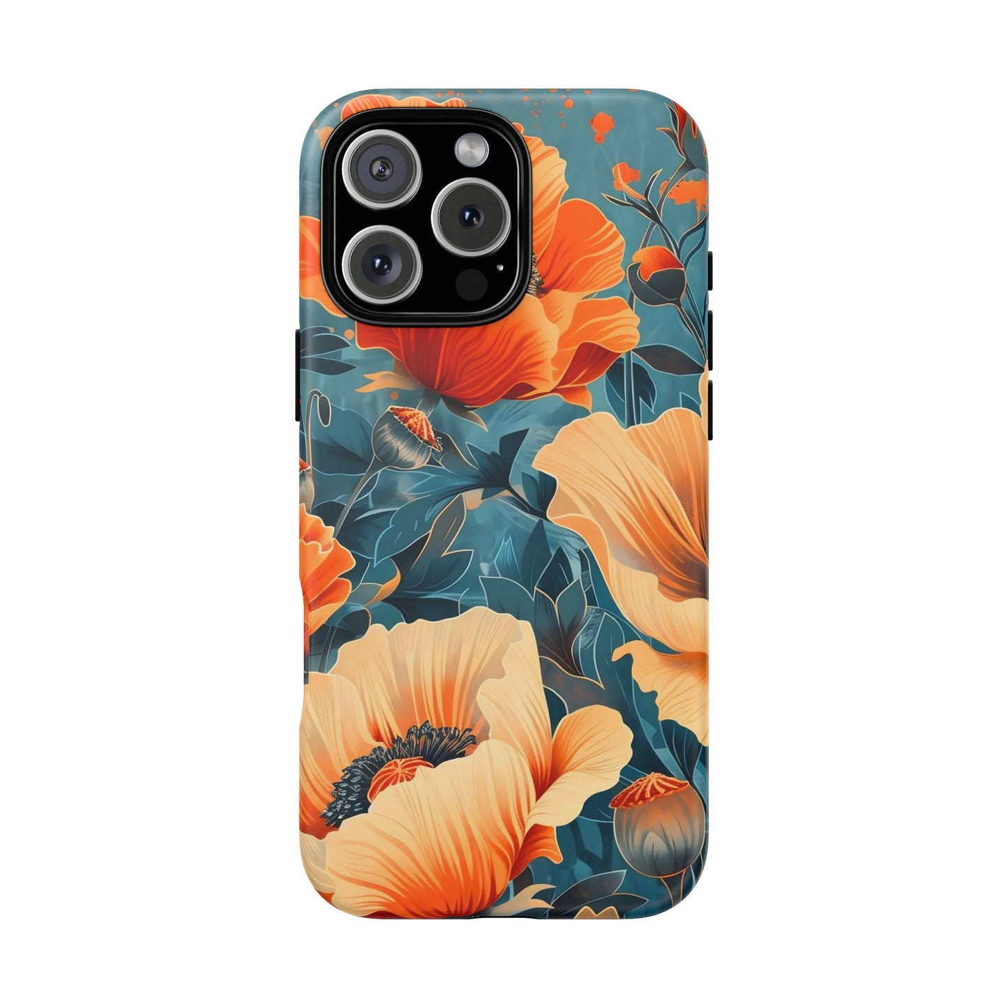 Floral Phone Case, Tough Cases for Protection and Style, Spring Aesthetic, Gift for Her, Phone Accessory for Nature Lovers