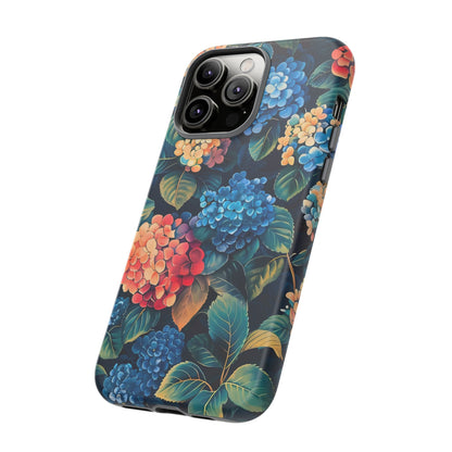 Floral Phone Case, Stylish Tough Case for Gardener Gift, Flower Lover Accessory, Pretty Floral Design, Protective Case