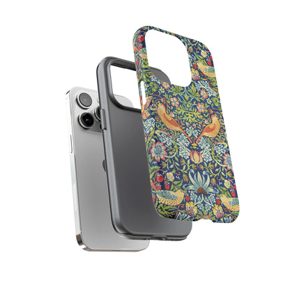 Floral Phone Case | Tough Cases, Stylish Protection, Unique Gift, Eco-Friendly, Floral Pattern, Bird Design