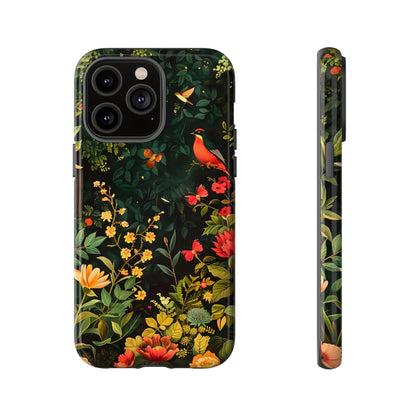 Floral Tough Phone Case, Nature-Inspired Design, Ideal for Garden Lovers, Gift for Birthdays, Christmas, Eco-Friendly Accessory