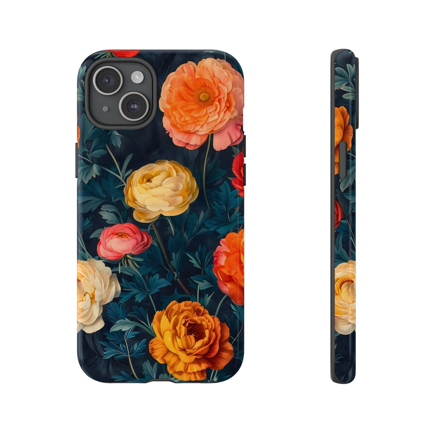 Floral Phone Case, Tough Cases for Phone Protection, Gift for Flower Lovers, Floral Designs, Spring Decor