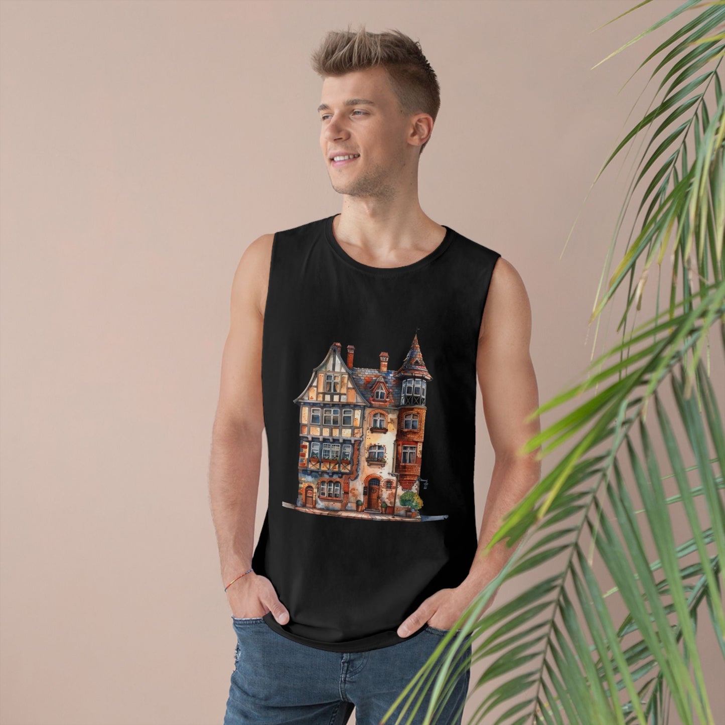 Unisex Barnard Tank - British Historic House - Classic Architectural Elegance