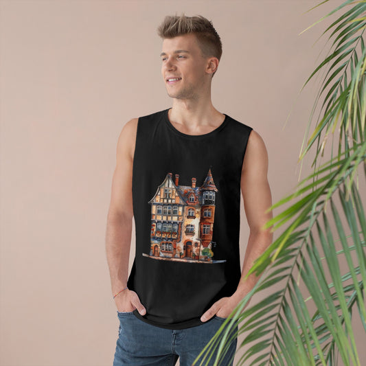 Unisex Barnard Tank - British Historic House - Classic Architectural Elegance