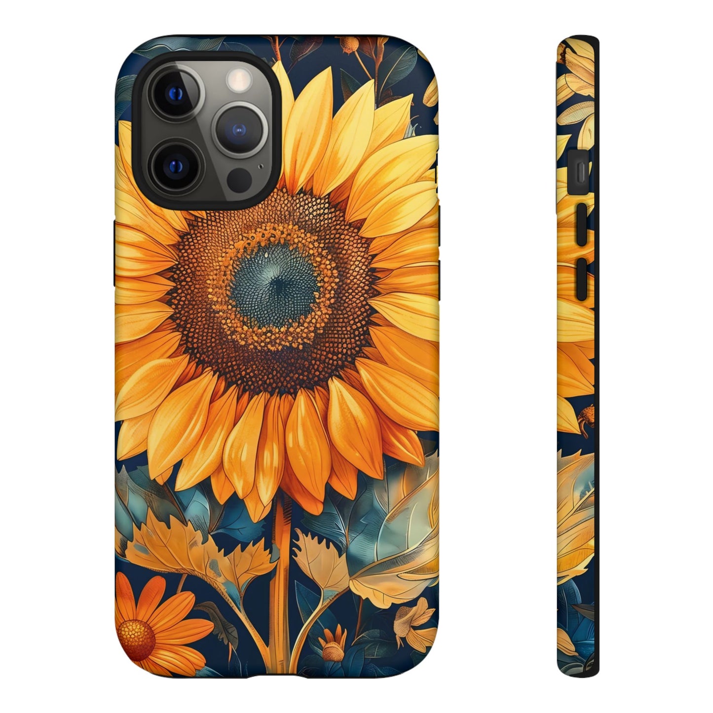Sunflower Phone Case - Floral Design for Nature Lovers, Cute Spring Accessory, Gift for Her, Eco-Friendly Cover
