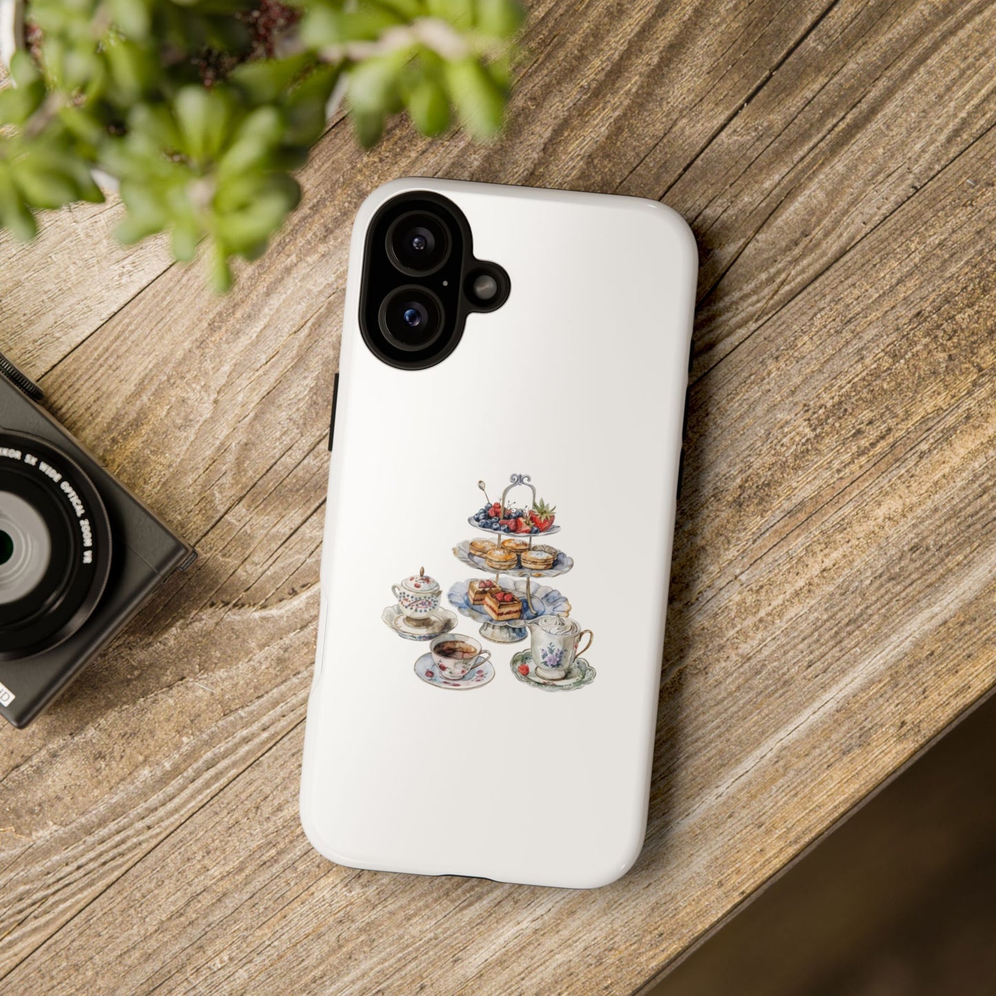Chic Tea Party Phone Case - Stylish Tough Cases for Tea Lovers
