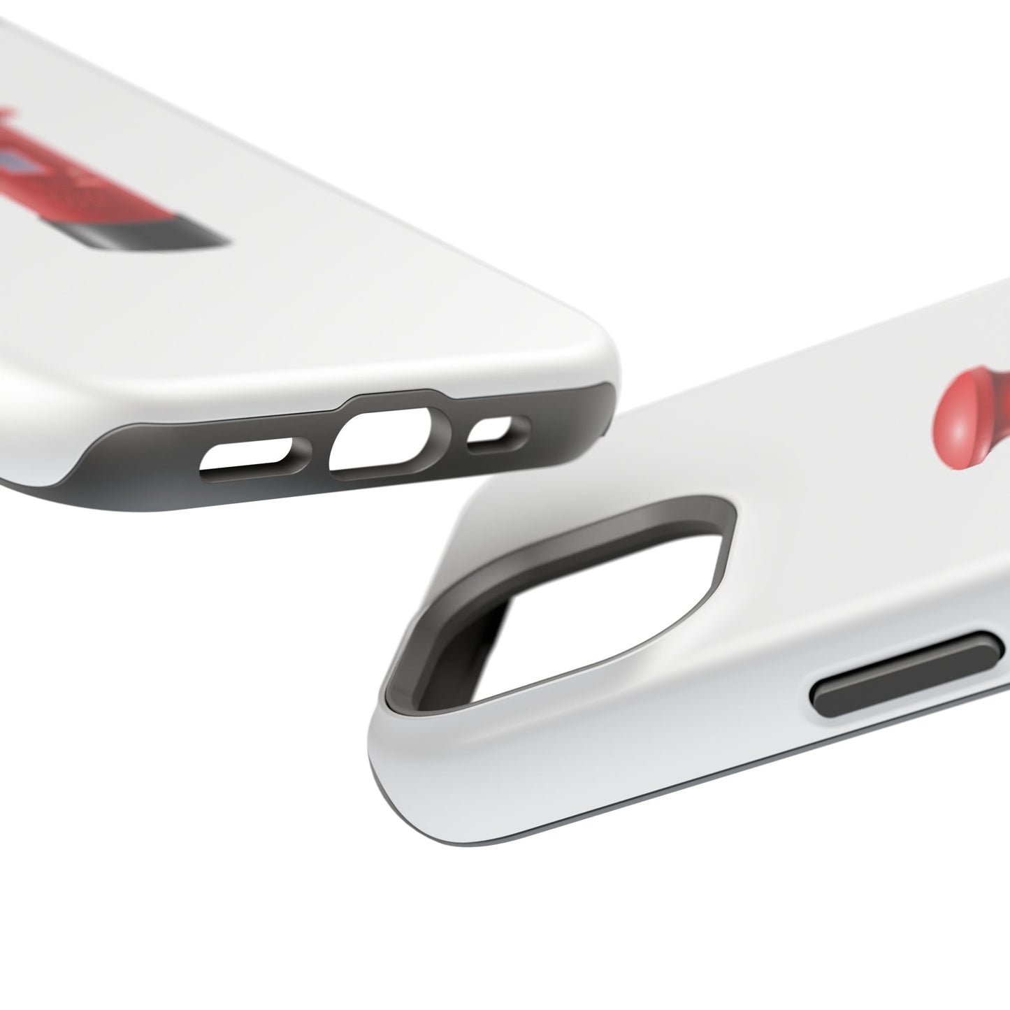 Red Post Box Magnetic Tough Case, Phone Case for Mail Lovers, Unique Gift for Stationery Enthusiasts, Postal Theme iPhone Cover, Fun Gadget